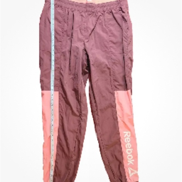 Y2K Reebok Pink and Purple Sweatpants with Sporty Contrast Panels - Picture 1 of 7